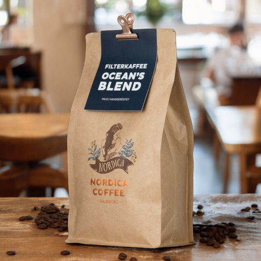 Nordica Coffee Филтърно Кафе Ocean's Blend Шоколад на Зърна 250гр