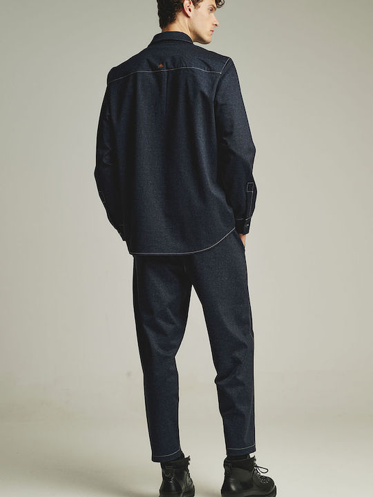Langärmlig Jeans Hemd Denim