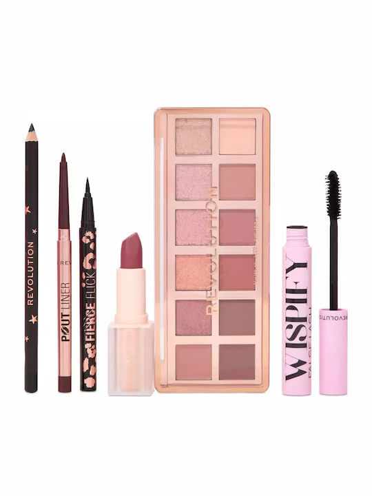 Revolution Beauty Ultimate Nude Сет за грим за Очи и Устни
