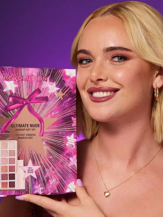 Revolution Beauty Ultimate Nude Сет за грим за Очи и Устни