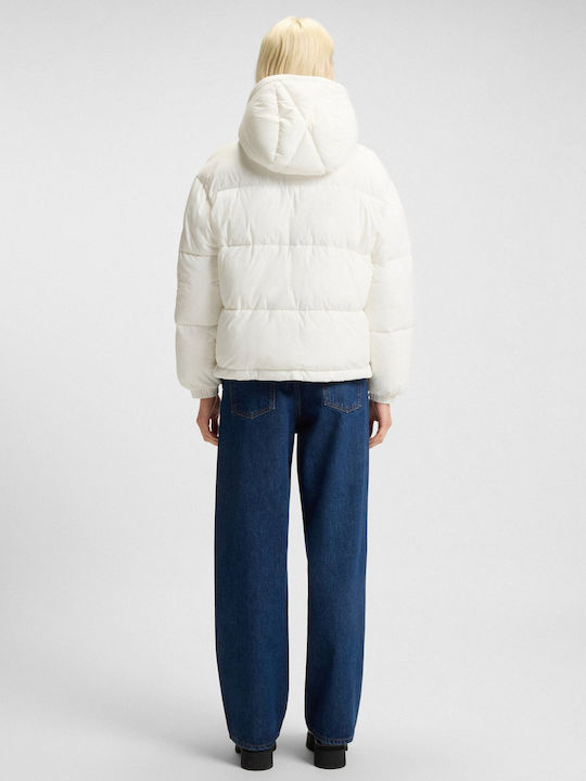 Γυναικείο Puffer Μπουφάν Αδιάβροχο για Χειμώνα  Blue