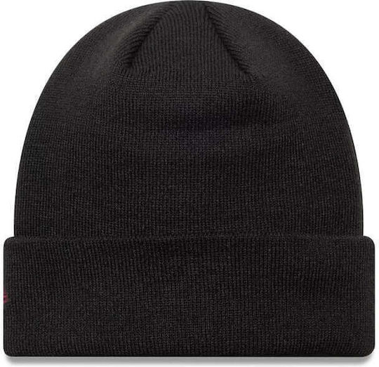 League Essential Beanie Unisex Beanie Knitted in Black color