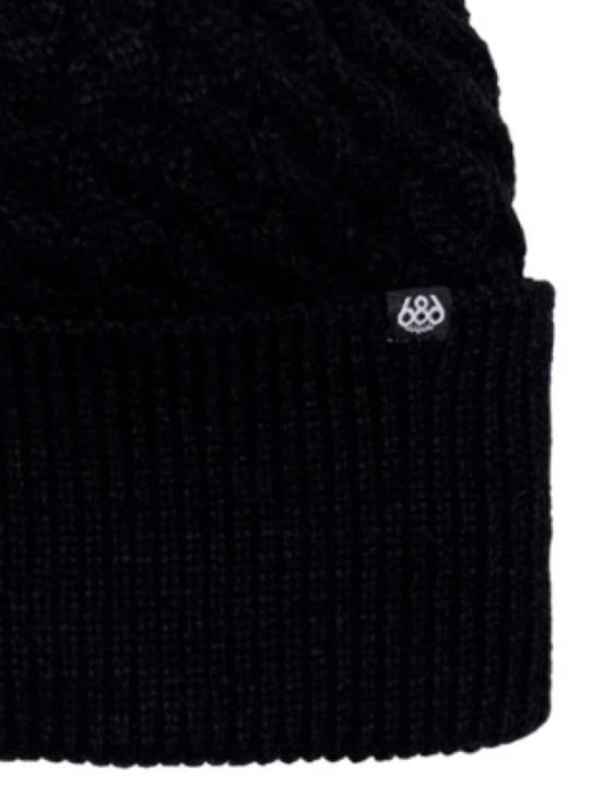 Beanie Beanie Knitted in Black color