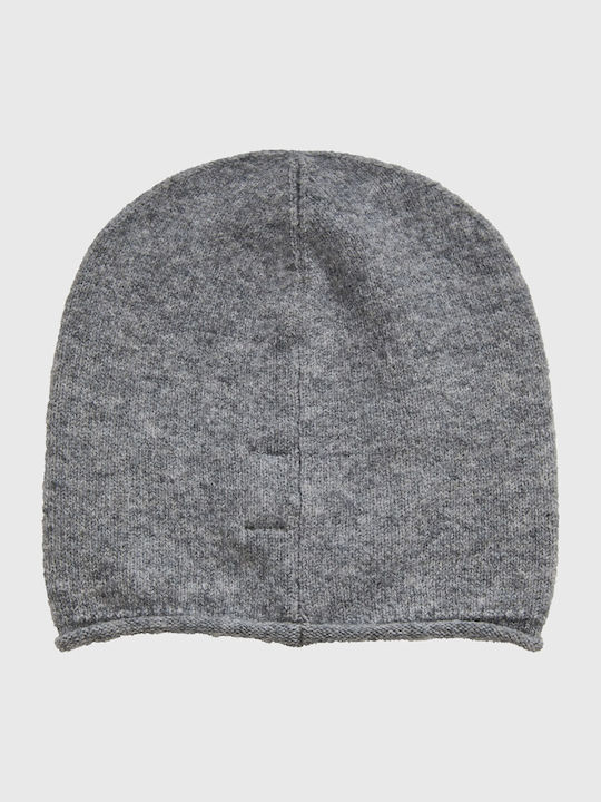 Beanie Beanie Knitted in Gray color