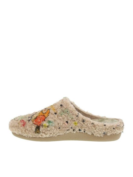 Anatomic Women's Winter Slippers Beige