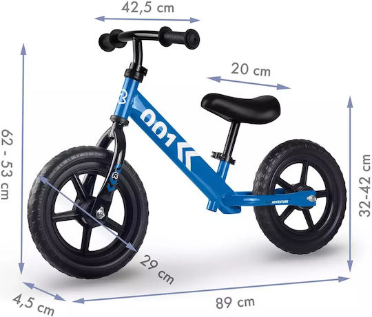 Ricokids Παιδικό Ποδήλατο Ισορροπίας Μπλε