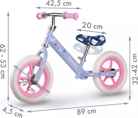 Ricokids Kids Balance Bike Purple