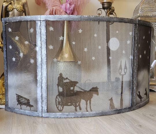 La Belle Maison mit 3 Blättern 89x50cm Schwarz