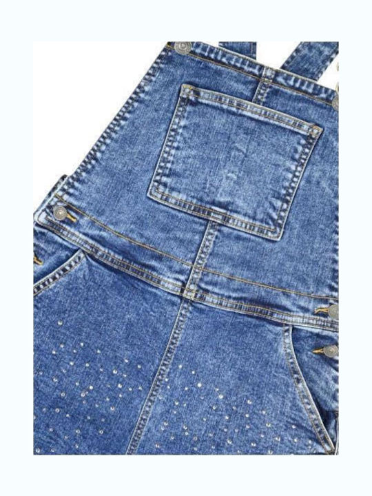 Παιδική Σαλοπέτα Τζιν Μπλε Denim
