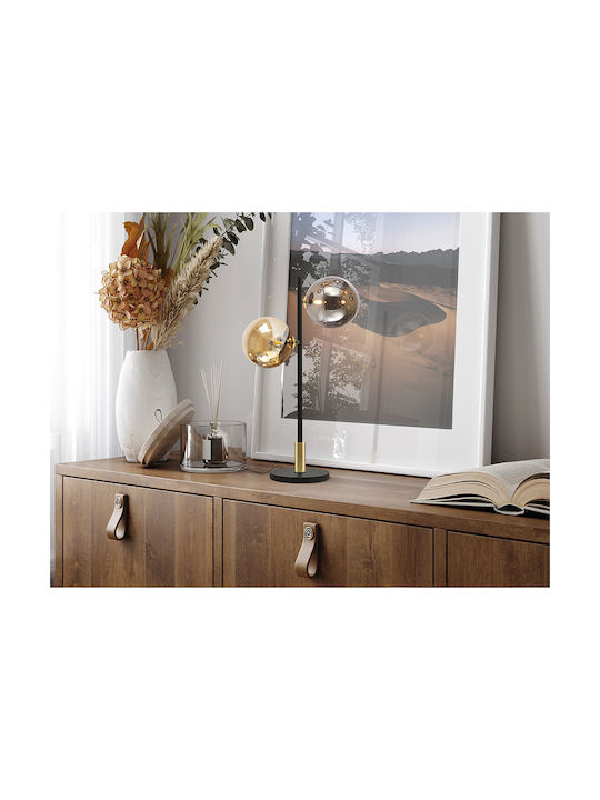 Dekorative Lampe mit Fassung für G9 Lampe Schwarz