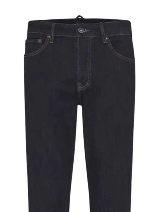 Men's Jeans Pants with Regular Straight Fit Rinse Blue