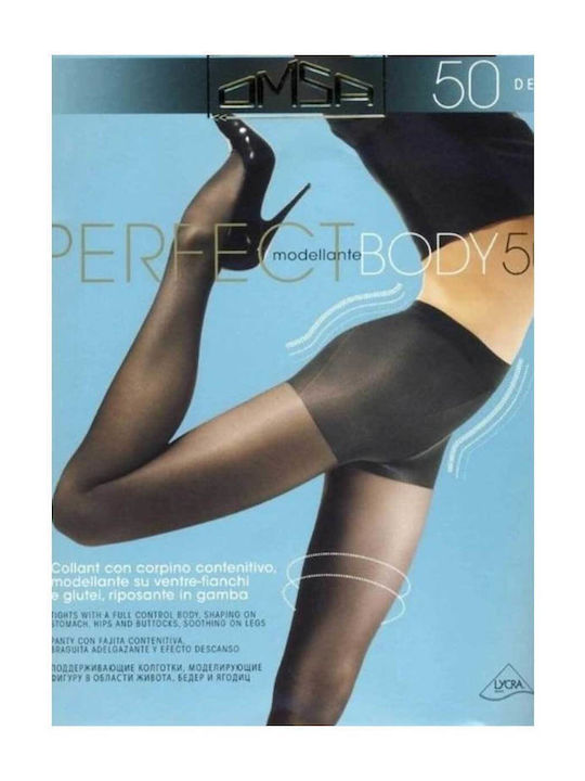 Perfect Body Дамско чорапогащник 50 Ден Затягане Nero