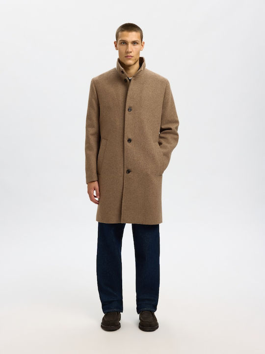 Мъжко палто Beige