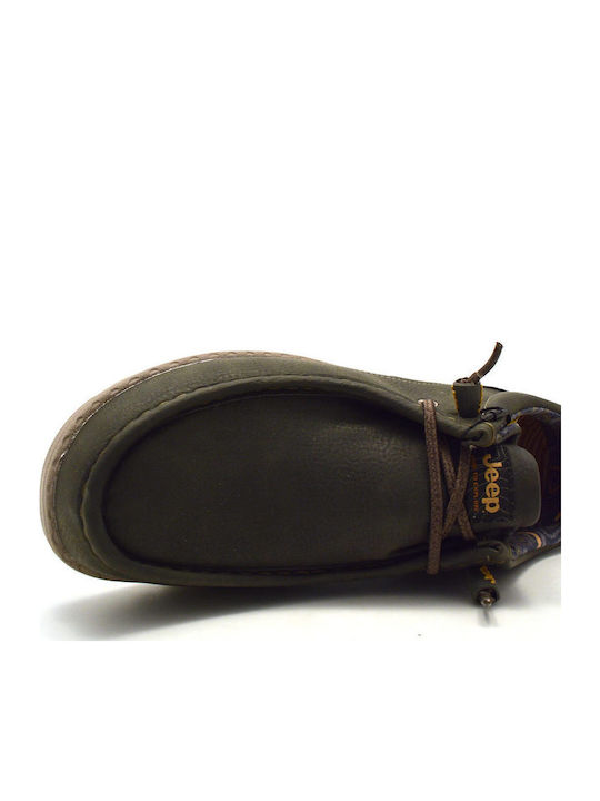 Ανδρικά Loafers σε Πράσινο Χρώμα