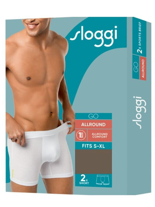 Ανδρικά Μποξεράκια Χακί 2Pack