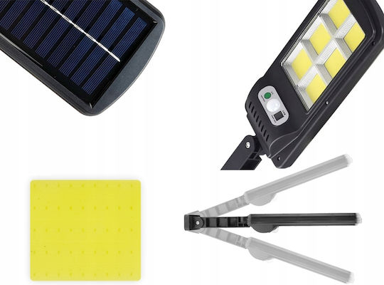 Verk Group Ηλιακό Φωτιστικό 90W με Αισθητήρα Κίνησης, Φωτοκύτταρο και Τηλεχειριστήριο IP67