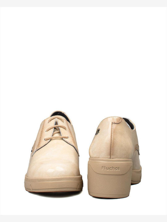 Women's Oxford Shoes Beige