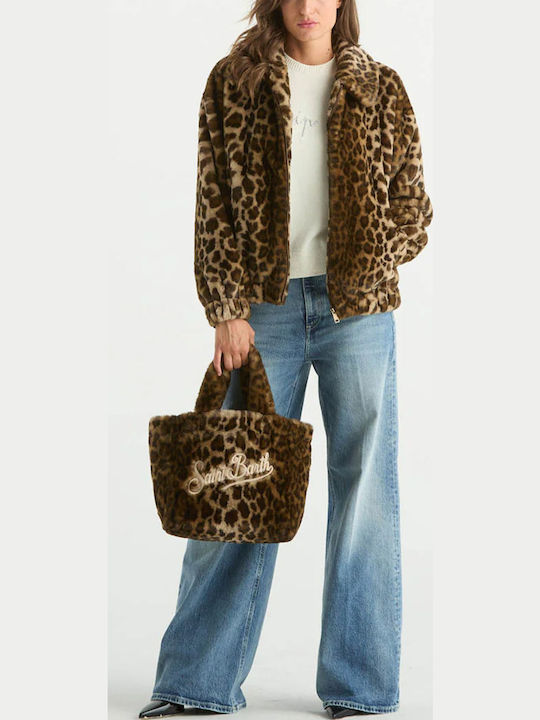 Aveline Women's Short Fur Leopardy