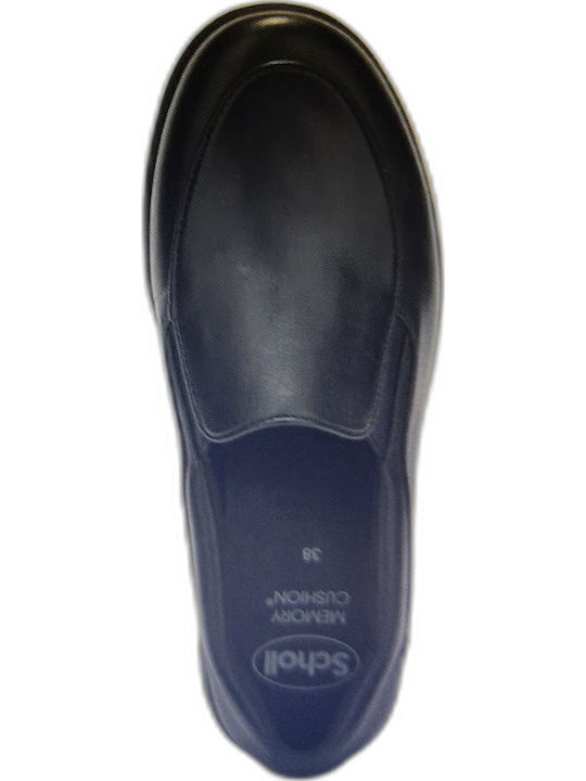 Billy Ανατομικά Γυναικεία Slip-On Δερμάτινα Μαύρα