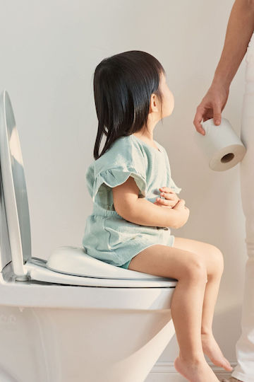 BabyBjorn Toddler Toilet Seat White Grey