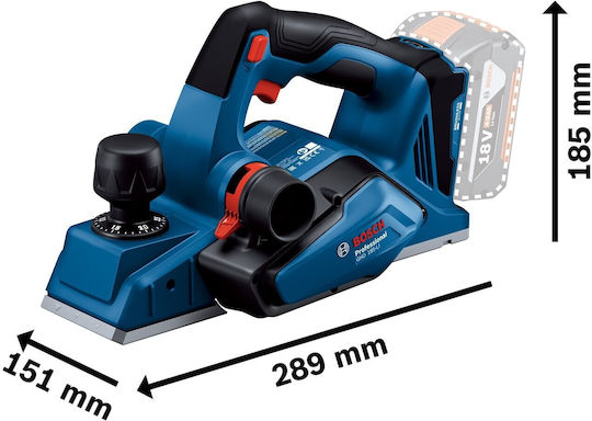 Bosch GHO 185-LI Hobelmaschine 18V Solo