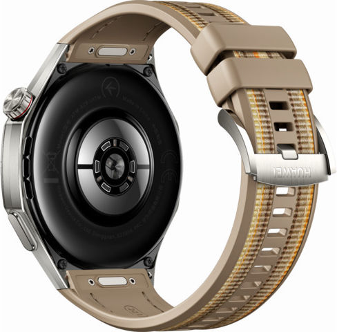 Huawei Watch GT 6 Pro Titanium 46mm Waterproof with Heart Rate Monitor (Brown Woven)