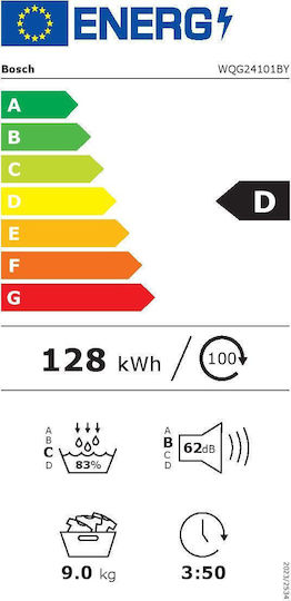 Bosch WQG24101BY Tumble Dryer 9kg with Heat Pump