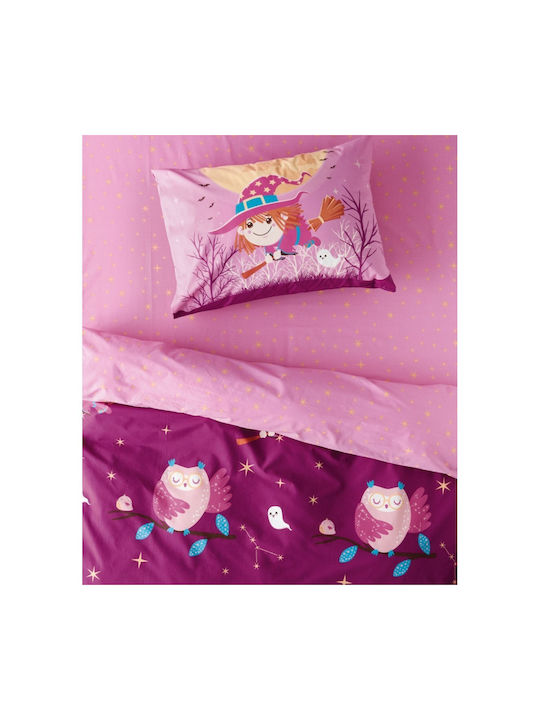 Kentia Kids Duvet Single Hans Purple-pink 160x240cm