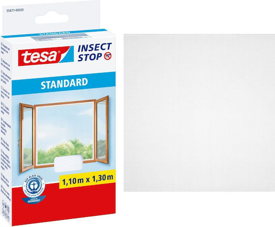 Tesa Window Mosquito Net White Standard 1.1 x 1.3m
