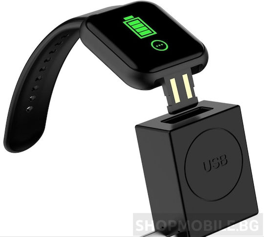 ID116 plus Smartwatch με Παλμογράφο (Μωβ)