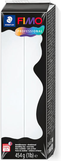 Staedtler Fimo Professional Polymeric Modelling Clay White 454gr