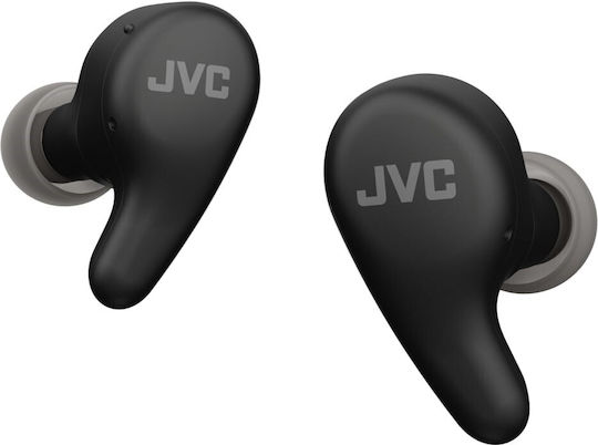 JVC Gumy Premium In-ear Bluetooth Handsfree Ακουστικά με Αντοχή στον Ιδρώτα και Θήκη Φόρτισης Μαύρα