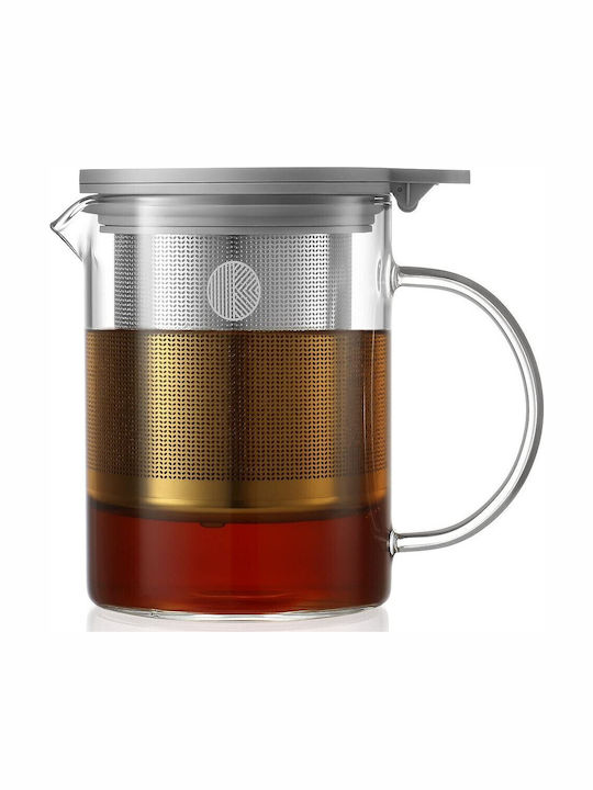 Buydeem Teapot with Filter Glass Transparent 500ml