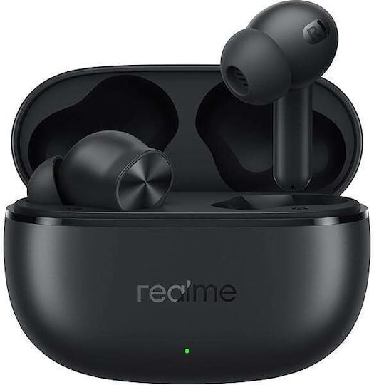 Realme Buds T200x Bluetooth Handsfree Earphones with Sweat Resistance and Charging Case Black