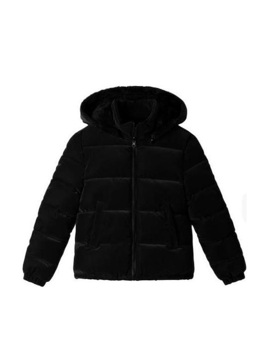 Kids' Casual Jacket with Hood Black