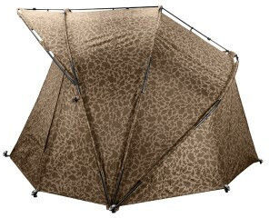 Delphin Lux Climacontrol Cort De Camping Pentru Pescuit Tunel Maro 300x320x175cm
