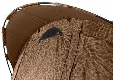 Delphin Lux Climacontrol Cort De Camping Pentru Pescuit Tunel Maro 300x320x175cm