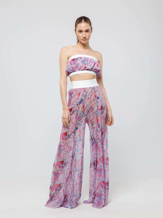 Παντελόνι Φόρμας Multicolor, Mauve