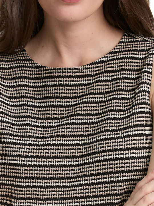 Sommer Kleid Gestrickt Schwarz