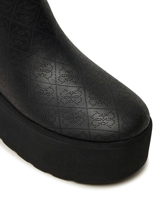 Women's Chelsea Boots with Medium Heel Black