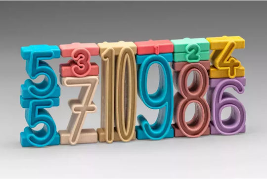 Active Learning Stacking Numbers Starter Set Montessori Στοιχειώδες Σετ Αρίθμησης 11 Στοιχεία