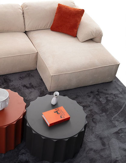 Flamingo Corner 1 Corner Couch Cream 335x385x80 cm