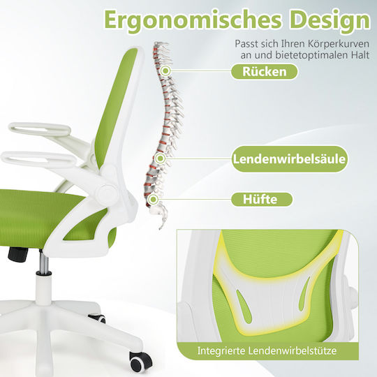 Costway Costway Bürostuhl Mit Neigen Und Einstellbaren Armen Grüne