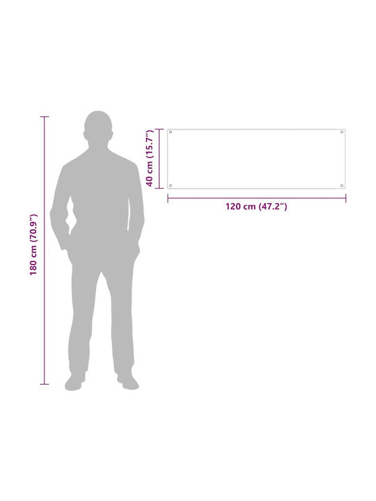 vidaXL Rectangular Glass Back Black 120x40cm 3415497 2 Pieces