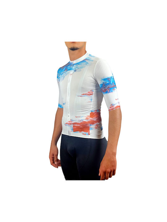 Demaraz Short Sleeves Cycling Jersey White