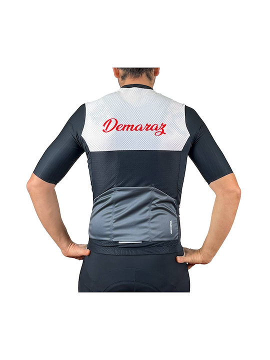 Demaraz Ανδρική Κοντομάνικη Μπλούζα Road Bike Μαύρη