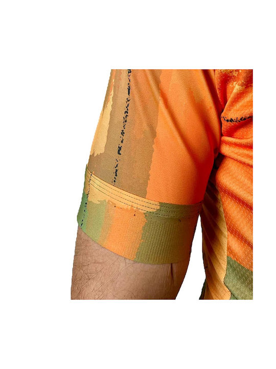 Demaraz Kurze Ärmel Radtrikot Orange