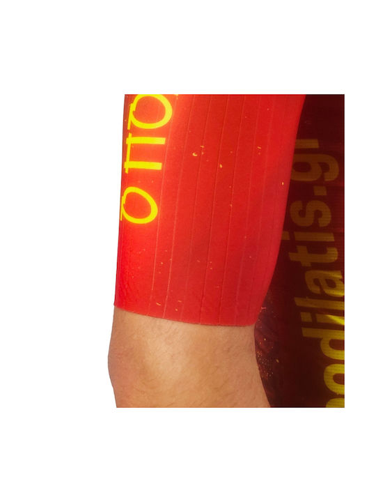 Demaraz Short Sleeves Cycling Jersey Red
