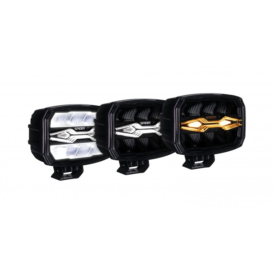 Led Far Auto X-Spider Ninja 12v24v 80w Drl Alb Portocaliu Strobe Led Far Auto X-Spider Ninja 12v24v 80w Drl Alb Portocaliu Strobe
