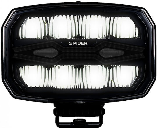 LED Фар X-spider Ninja 12v24v 80w DRL Бял Оранжев Строб IP69K